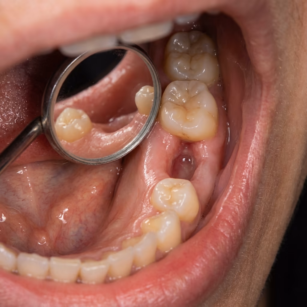 Before - Single Molar Implant in Narrow Ridge